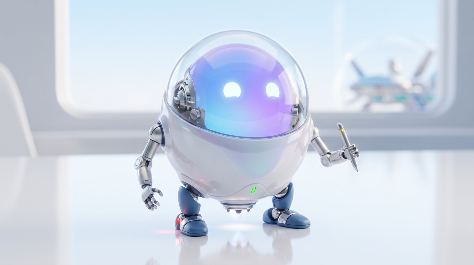 Original Zip AI robot concept for Gemini Spark