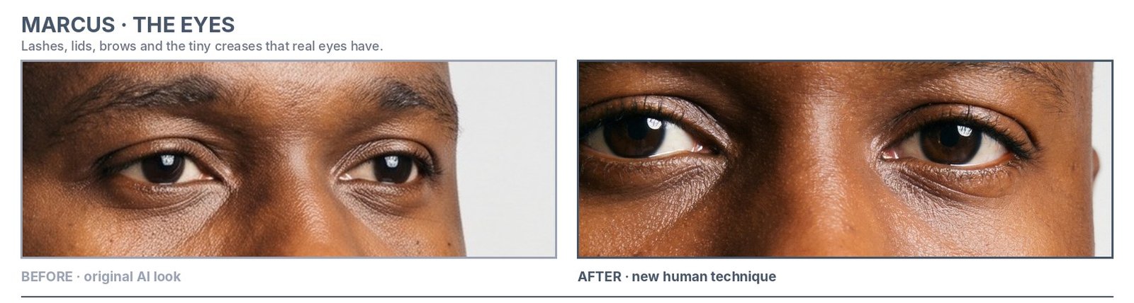 Marcus eyes: original AI look beside the new human version
